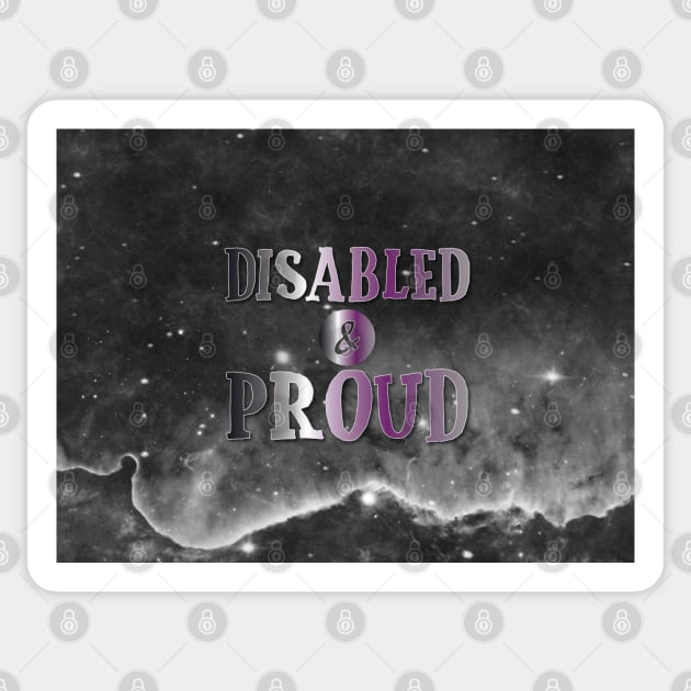 Disabled and Proud: Demisexual Sticker by SarahCateCreations